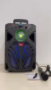 Wireless Portable Bluetooth Speaker Heavy Bass Sound System Party Subwoofer +Mic